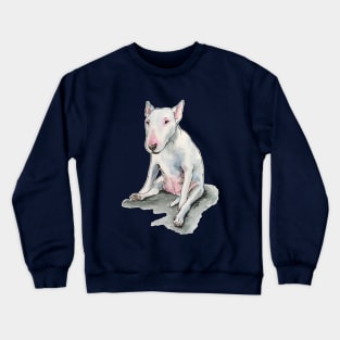 Sitting Silly Bull Terrier Crewneck Sweatshirt